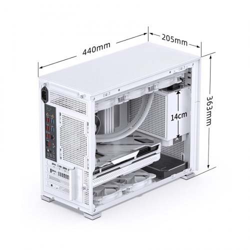 TNC Store Vỏ Case Jonsbo D31 STD White